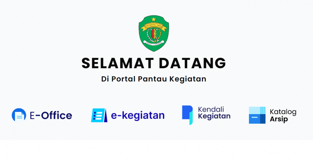 Portal Pantau Kegiatan Bappeda Kaltim