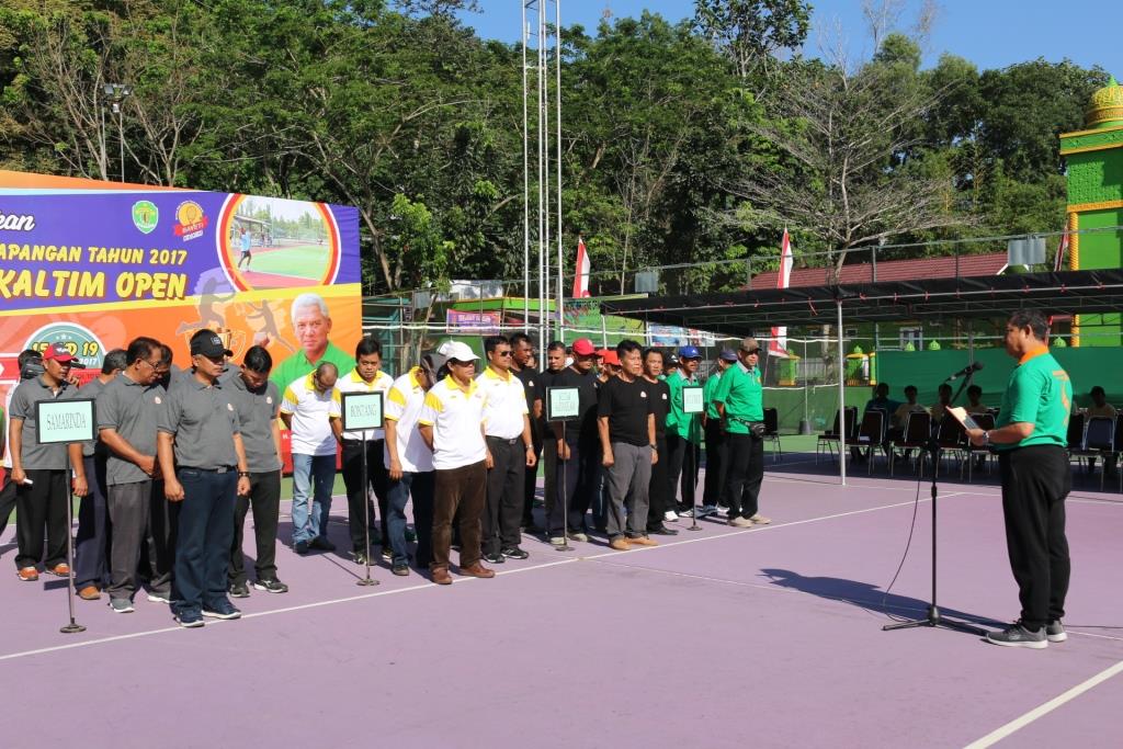 Pelantikan Pengurus Baveti Kabupaten/Kota se Kaltim & pembukaan Turnamen Tenis Lapangan Baveti Kaltim di Samarinda, 15/11/2017