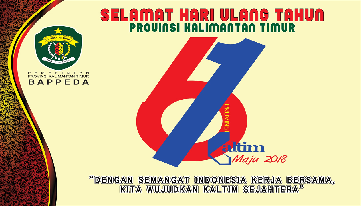 HUT Provinsi Kalimantan Timur ke 61 Tahun 2018